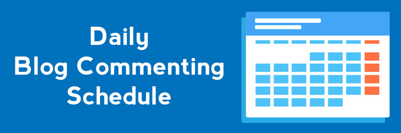 Blog-commenting-schedule