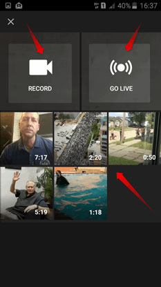 select-video-to-upload-on-mobile
